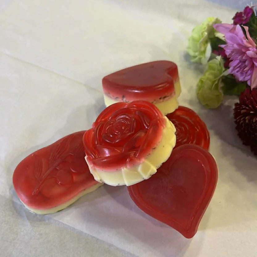 Rose Handmade Soap - Luxurious & Rejuvenating $14.00 (2 soap bars)