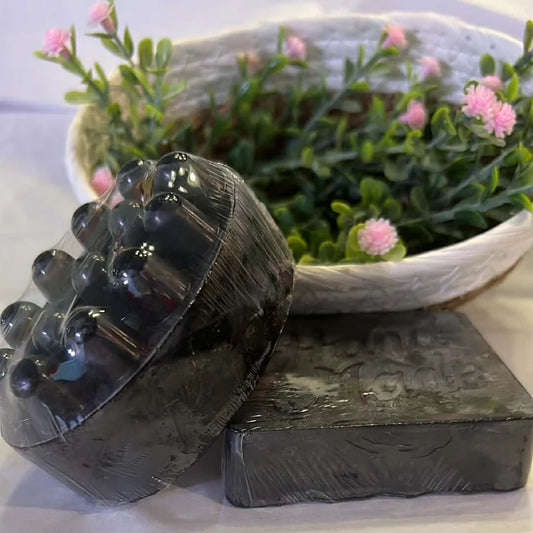 Activated Charcoal & Tea Tree Cleansing  $14.00 (2 soap bars)