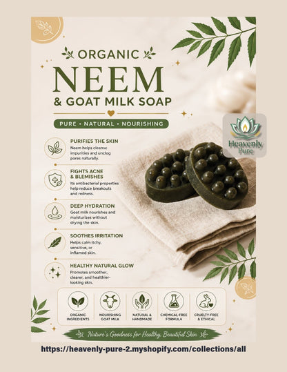 Organic Neem soaps collection $56.00 (8 soap bars)