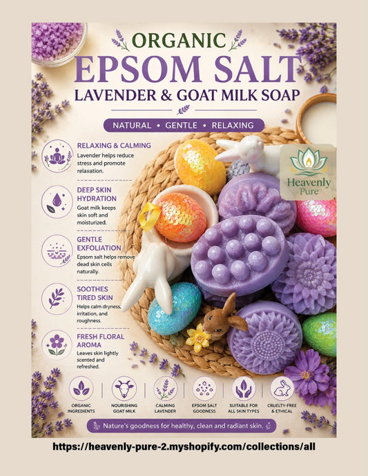 Epsom Salt Mint Goat Milk $14.00 (2 soap bars)
