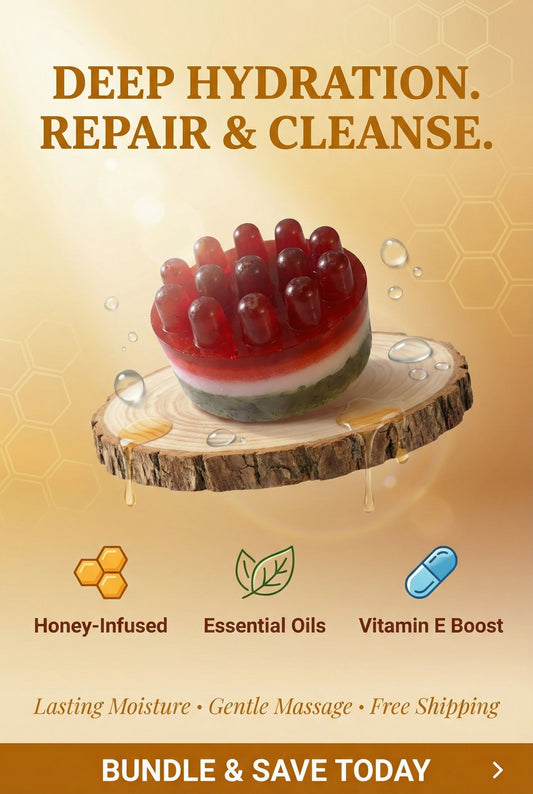 Watermelon Honey $14.00 (2 soap bars)